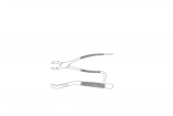 Tooth Forceps For Wolf Teeth, Box Joint, Half Angled, Jaws Fully Closed