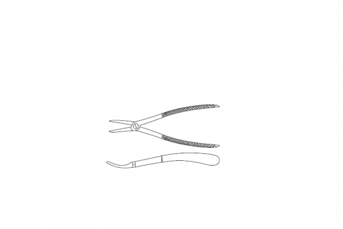 Tooth Forceps For Wolf Teeth, Fine Jaws