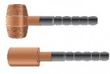 Mallet Tufnol Horizontal Head & Black Acetal Suregrip Handle