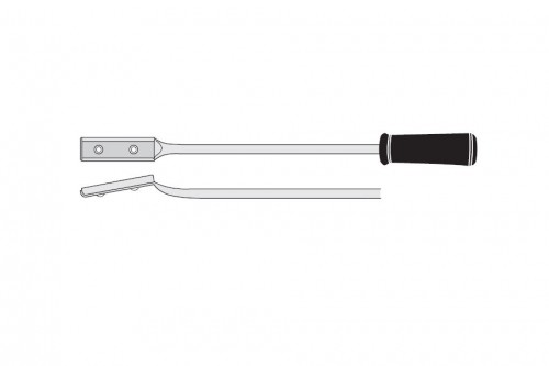 Lightweight Tubular Angled Upper Molar Tooth Rasp