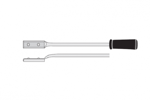 Lightweight Tubular Obtuse Angled Last Upper Molar Tooth Rasp