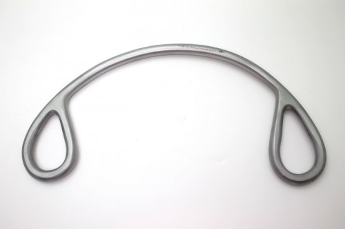 CALVING ROPE CARRIER WITH TWO LOOPS, STAINLESS STEEL, LENGTH 19CM (7.5``) LONG