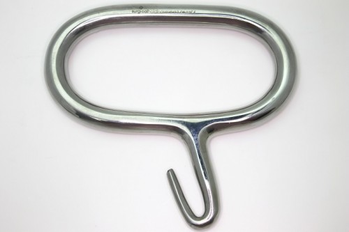 MOORE`S OBSTETRICAL HANDLE, STAINLESS STEEL, EACH 10.2CM (4``) WIDE