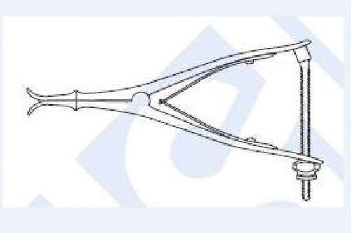 Stifle Distractor 123mm Long With Flat Inside Jaws