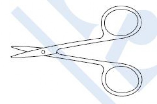 POOLEYS CONJUNCTIVAL , FOR FINE DISSECTION, 8.9CM (3 1/2``) LONG